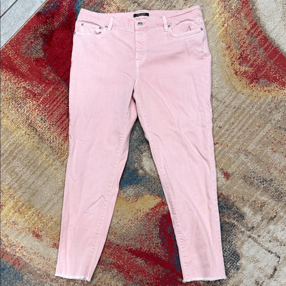 Ralph Lauren Light Pink Women's Ankle Jeans